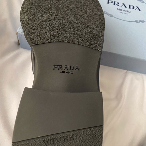 Prada - brushed leather mules - Picture 5 of 8